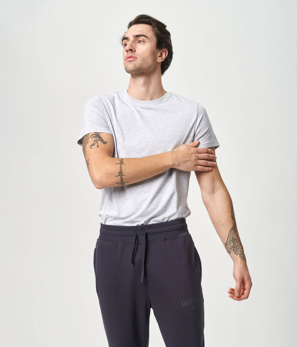 Lysegrå crew neck bambus T-shirt Copenhagen Bamboo