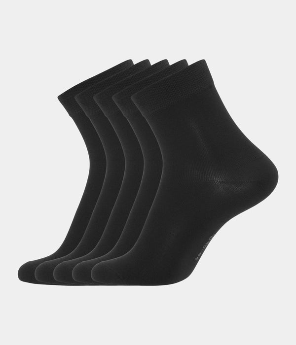 5 par sorte bambus sokker (Low cut) 30-33 Copenhagen Bamboo