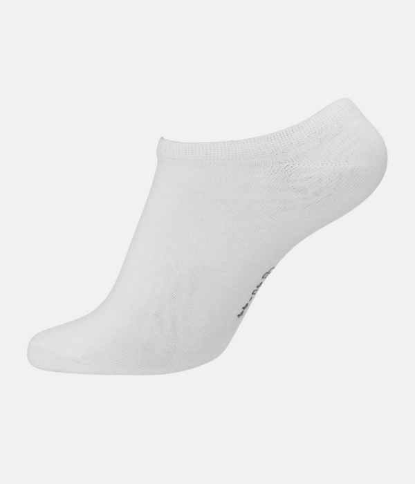 5 par hvide footies i bambus