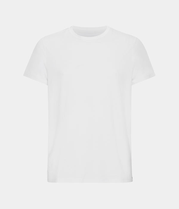 Hvid crew neck bambus T-shirt S   Copenhagen Bamboo