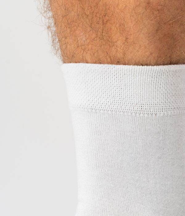 10 par bambus strømper low cut sort/hvid