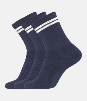 3 par navyblå bambus tennissokker 30-33 Copenhagen Bamboo