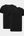 Sorte slim fit crew neck bambus T-shirts - 2 pak S   Copenhagen Bamboo