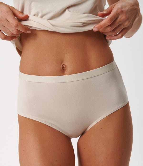 Creme bambus maxi trusser - 3 pak    Copenhagen Bamboo